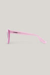 Biodegradable Acetate Cat Eye Sunglasses, in colour Sweet Lilac - 2 - GANNI
