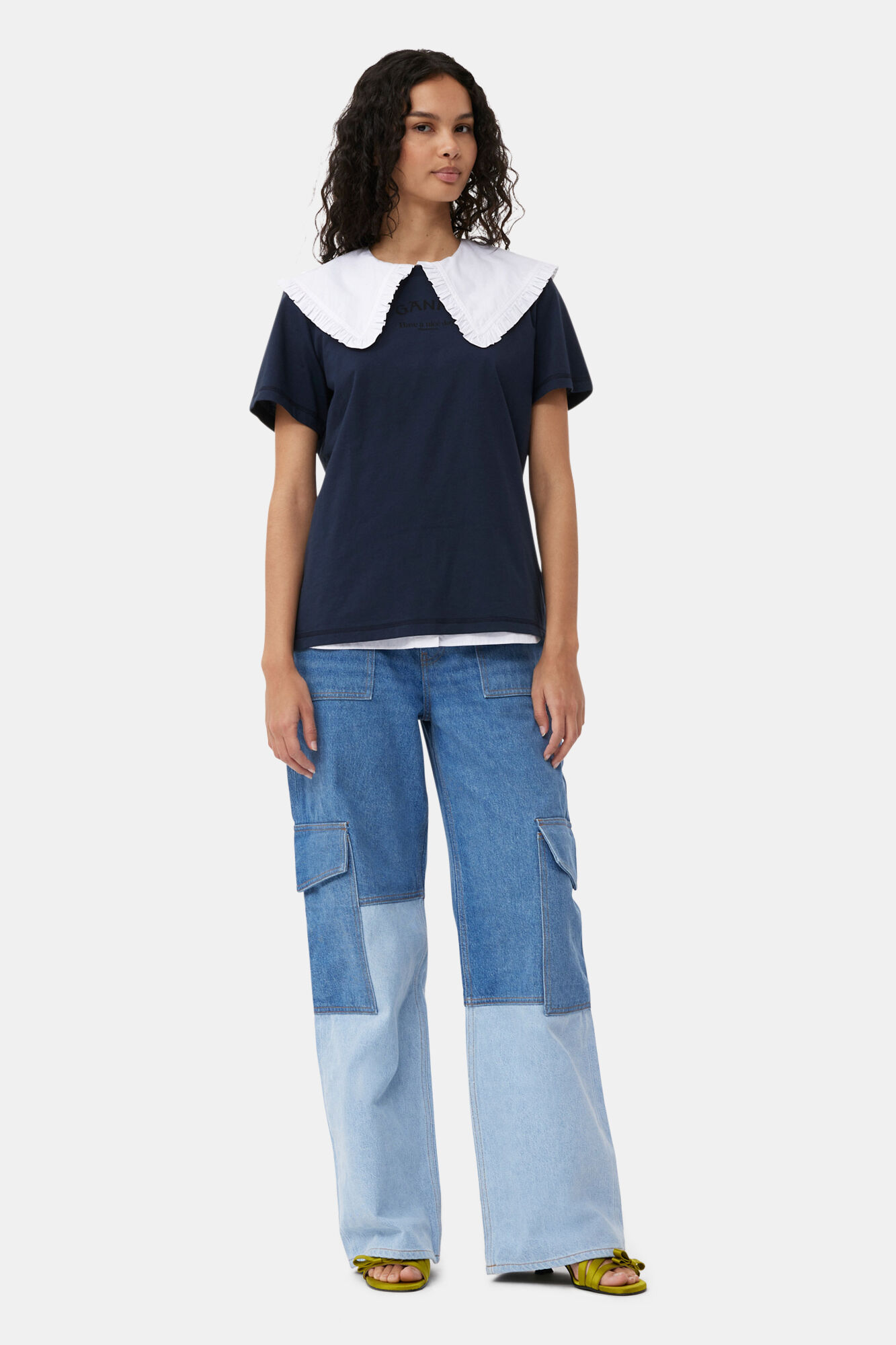 Ganni Mid Blue Vintage Angi Jeans