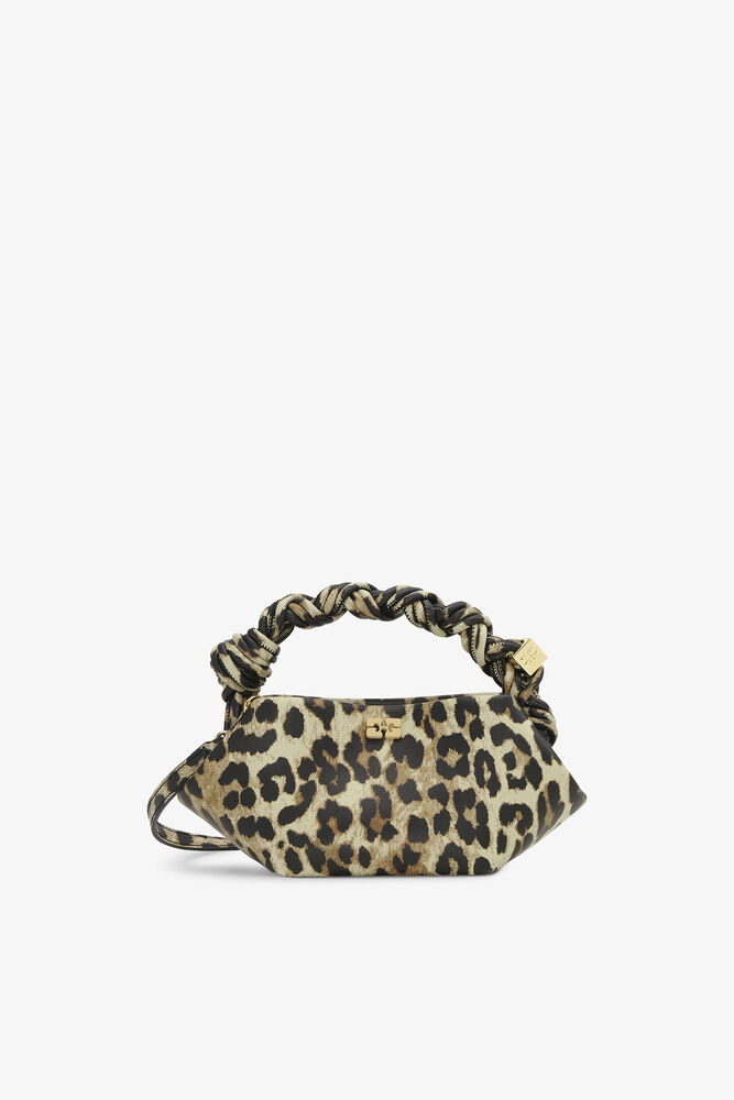 Leopard Mini GANNI Bou Bag, Leopard