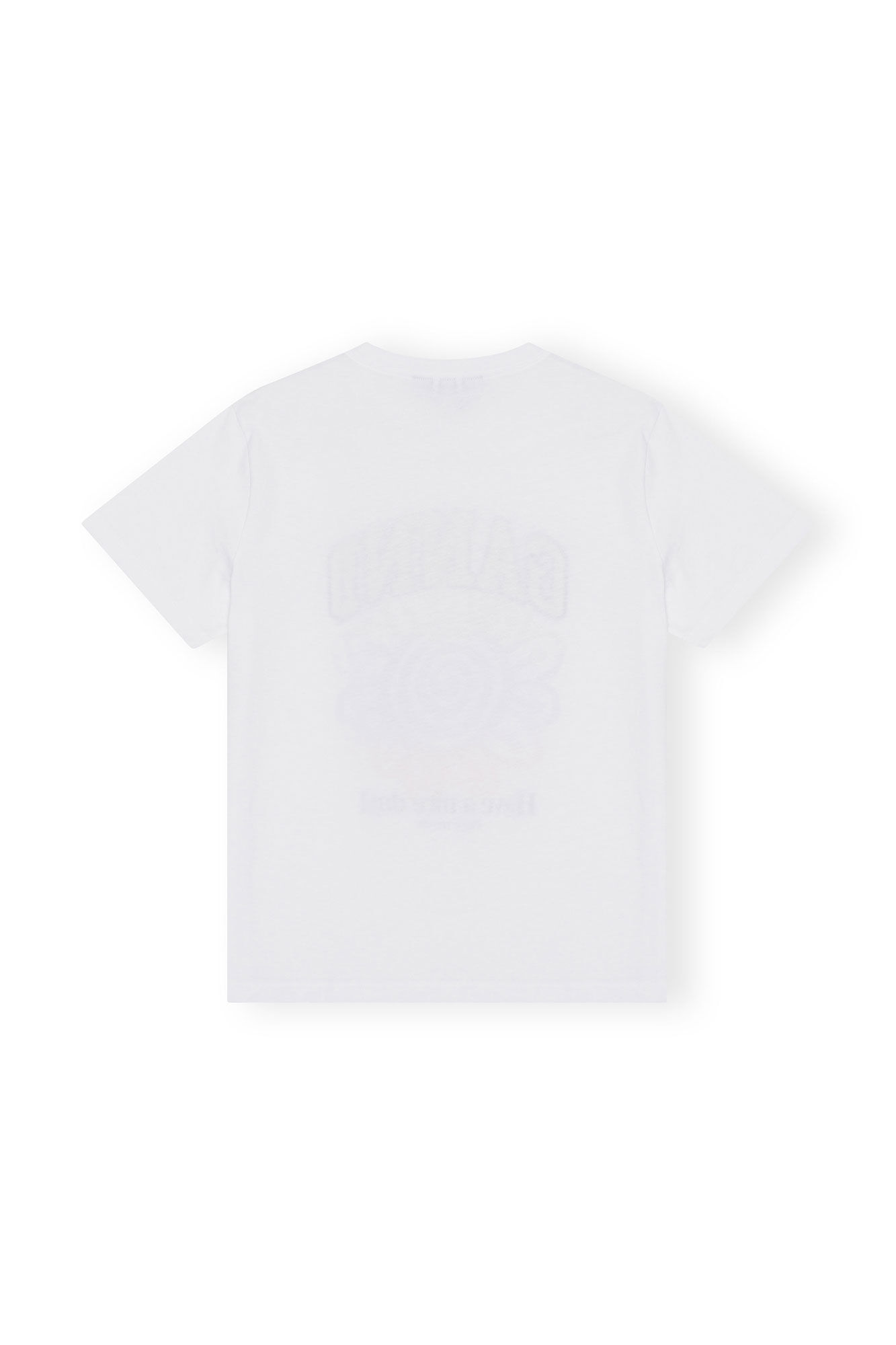 Relaxed Multi Flower T-shirt, Cotton, in colour Bright White - 2 - GANNI