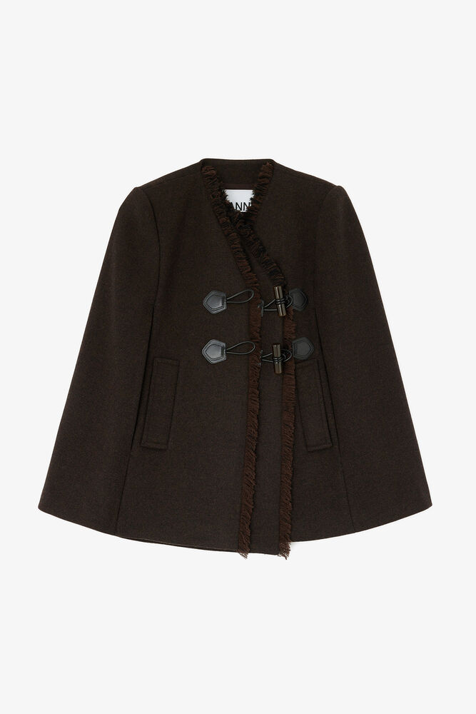 Cape in Brown Wool, Demitasse