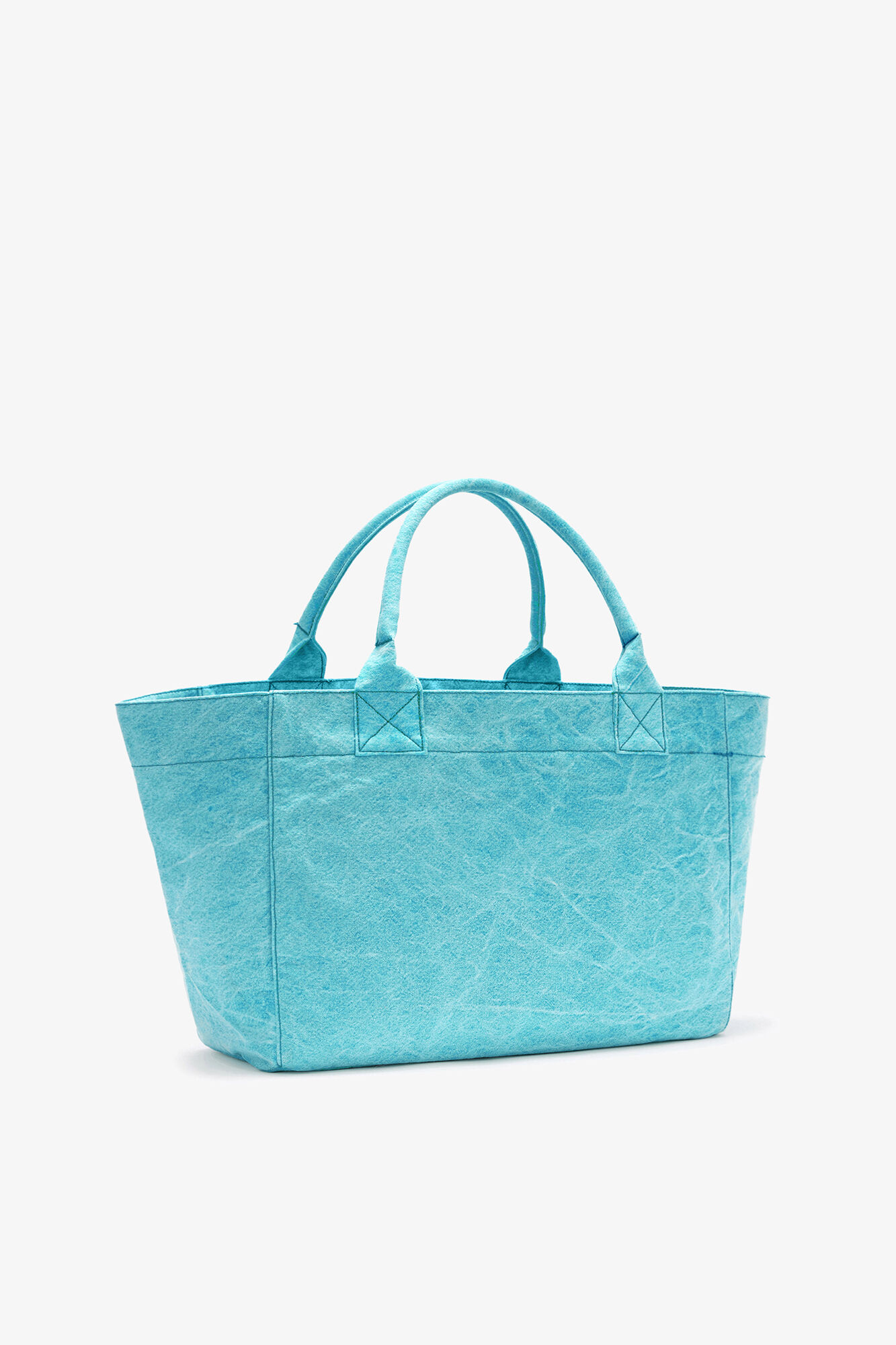 BABIANA AJI BAG TOTE ブルー Sサイズ Blue Curacao Medium Tote Bag in Blue | GANNI US