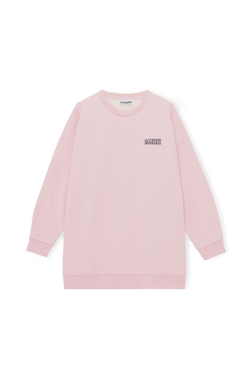 Software Isoli Oversized Sweatshirt, Cotton, in colour Sweet Lilac - 1 - GANNI