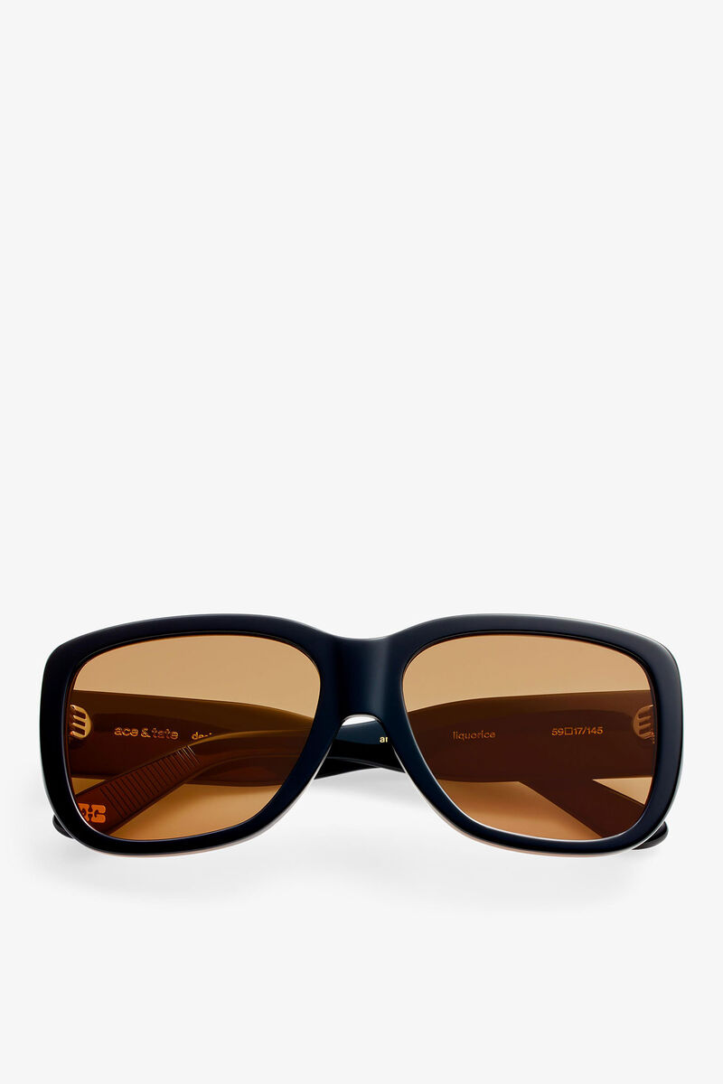 GANNI x Ace & Tate Antonio Sunglasses, Acetate, in colour Black - 1 - GANNI