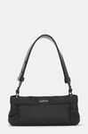 Pillow Baguette Bag , Leather, in colour Black - 1 - GANNI
