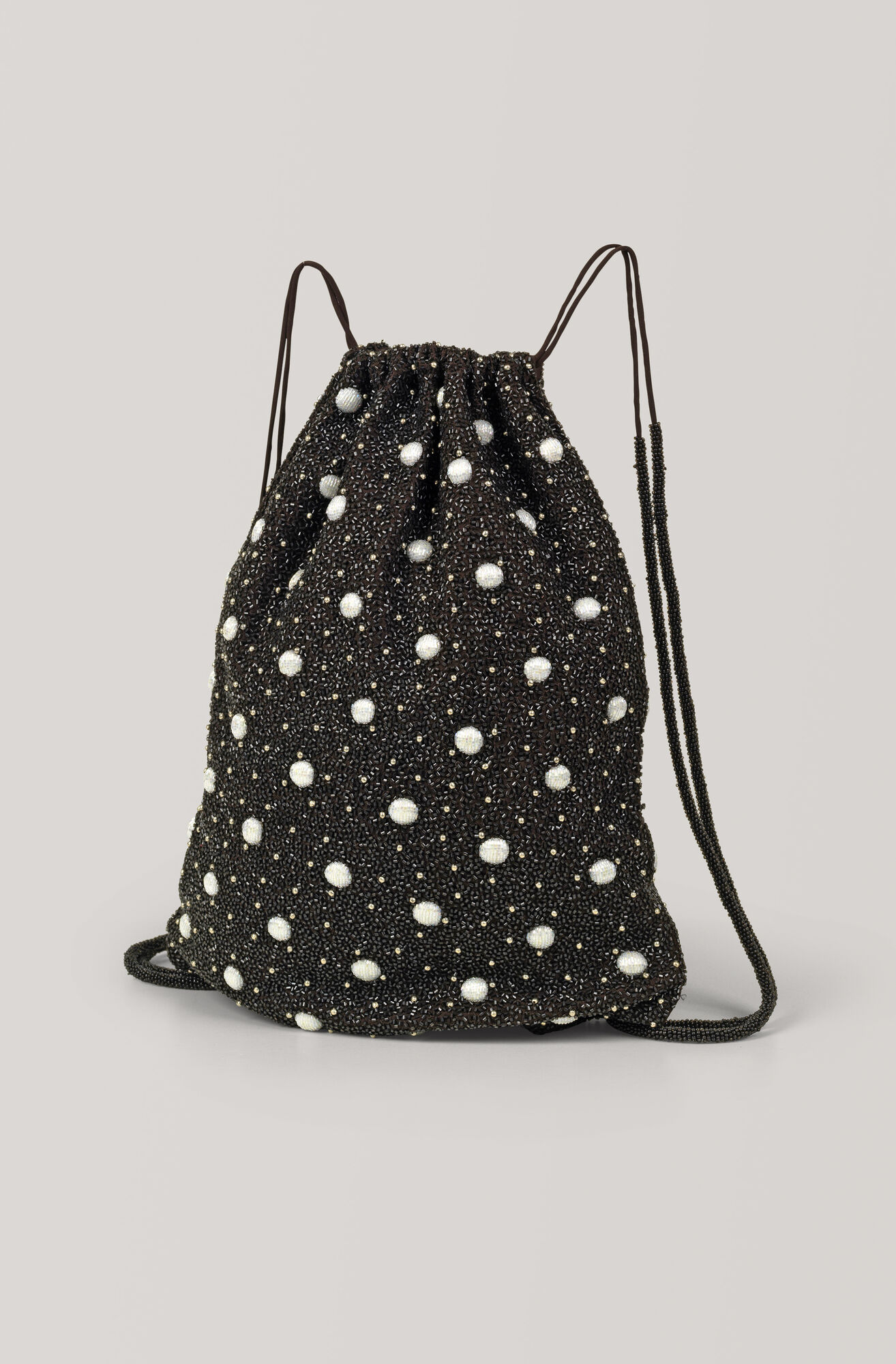 Hand Beaded Accessories Backpack, Ganache Hand Beaded Accessories Backpack, Ganache, hi-res