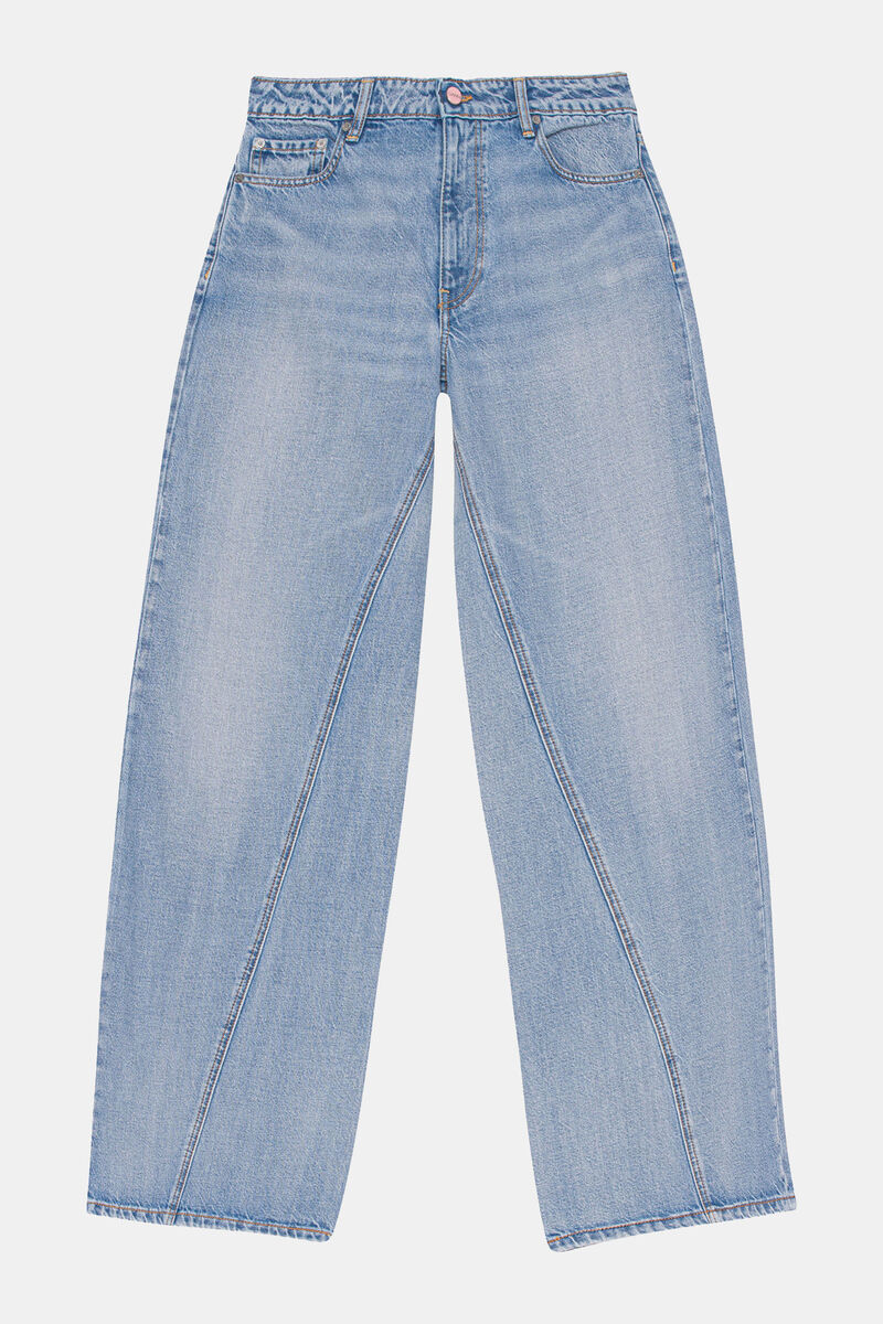 Light Blue Vintage Joezy Jeans, Cotton, in colour Light Blue Vintage - 1 - GANNI