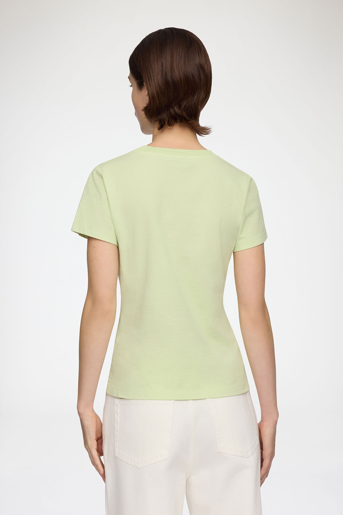 Baby Fit T-shirt with Tiger, Organic Cotton, in colour Seedling - 3 - GANNI