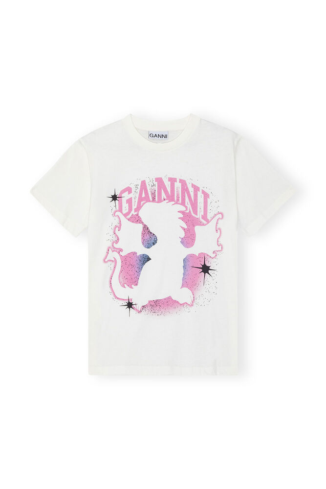 White Relaxed Dragon T-shirt