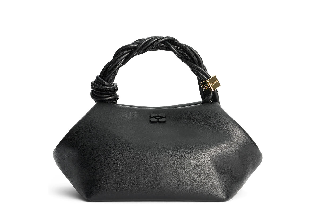 Black Small GANNI Bou Bag, Polyester, in colour Black - 1 - GANNI