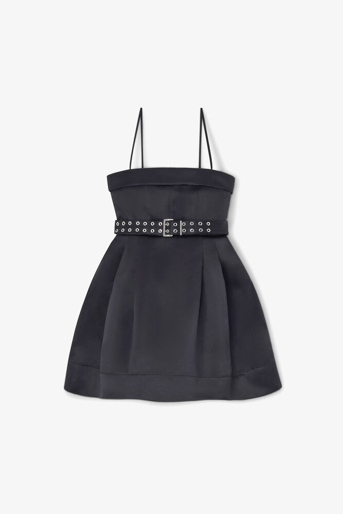 Dress in Black Satin, Black