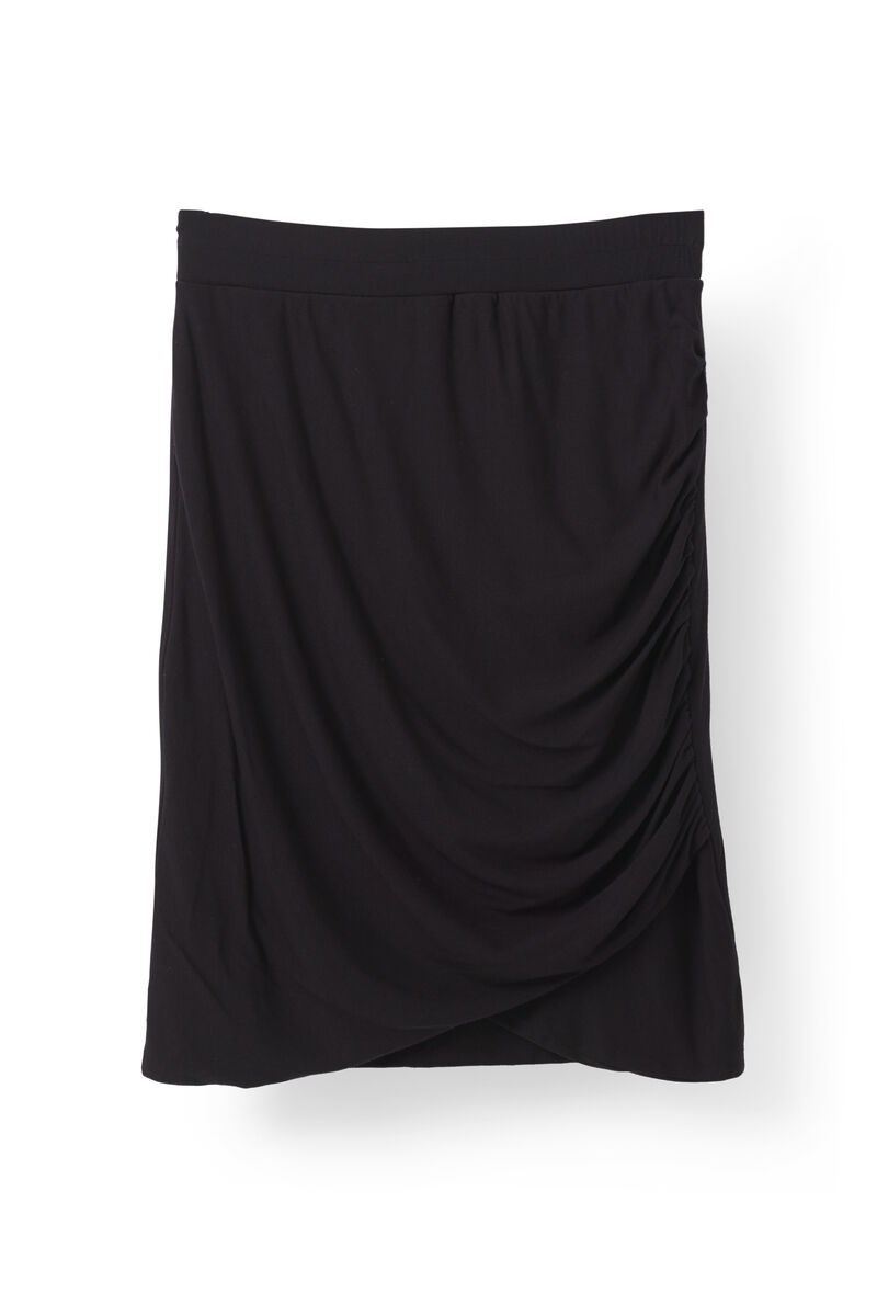 Barneys Skirt, in colour Black - 1 - GANNI