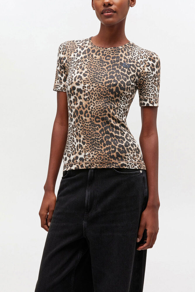 レオパード リブTシャツ, Leopard