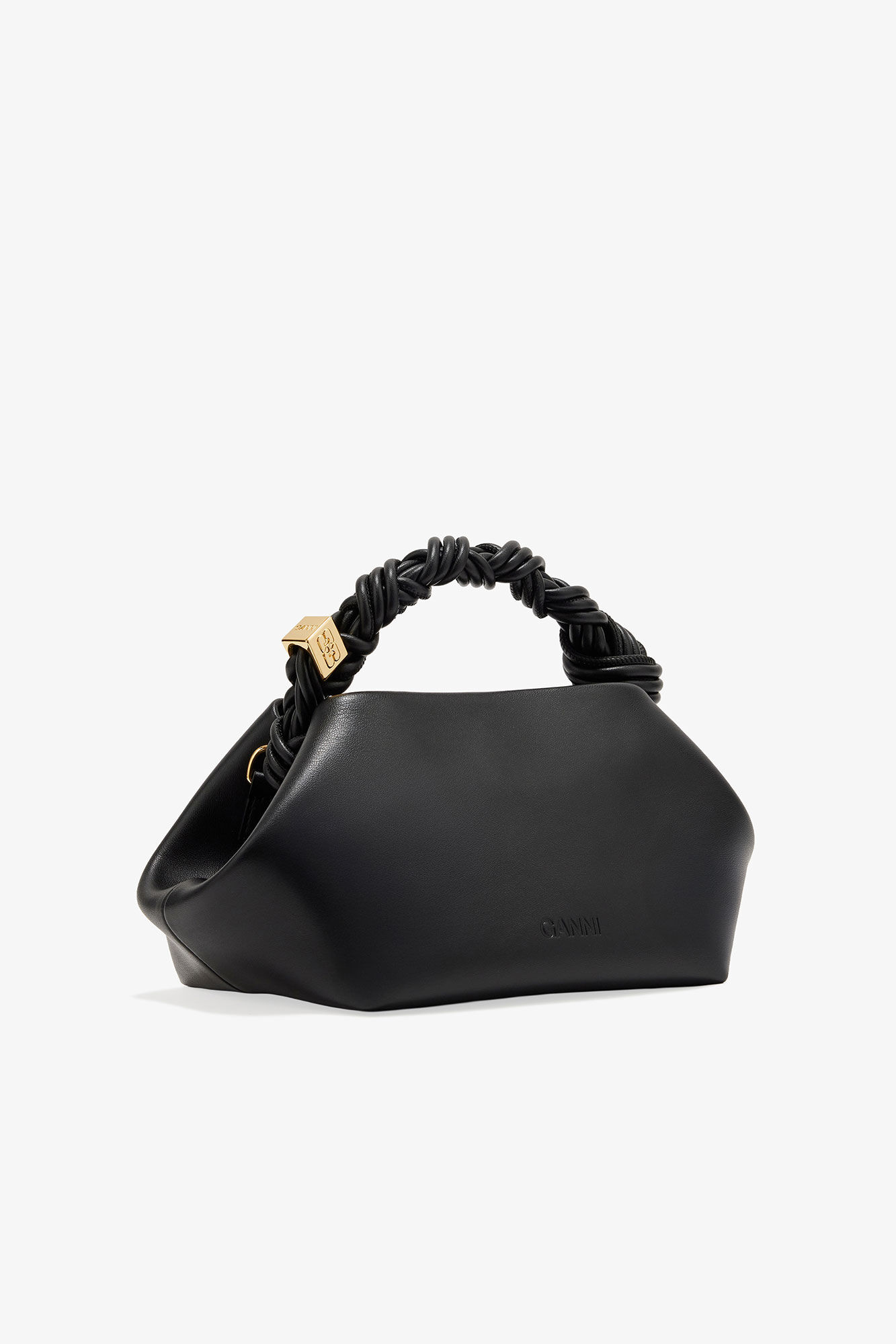 Sac GANNI Bou petit noir, Polyester, in colour Black - 2 - GANNI