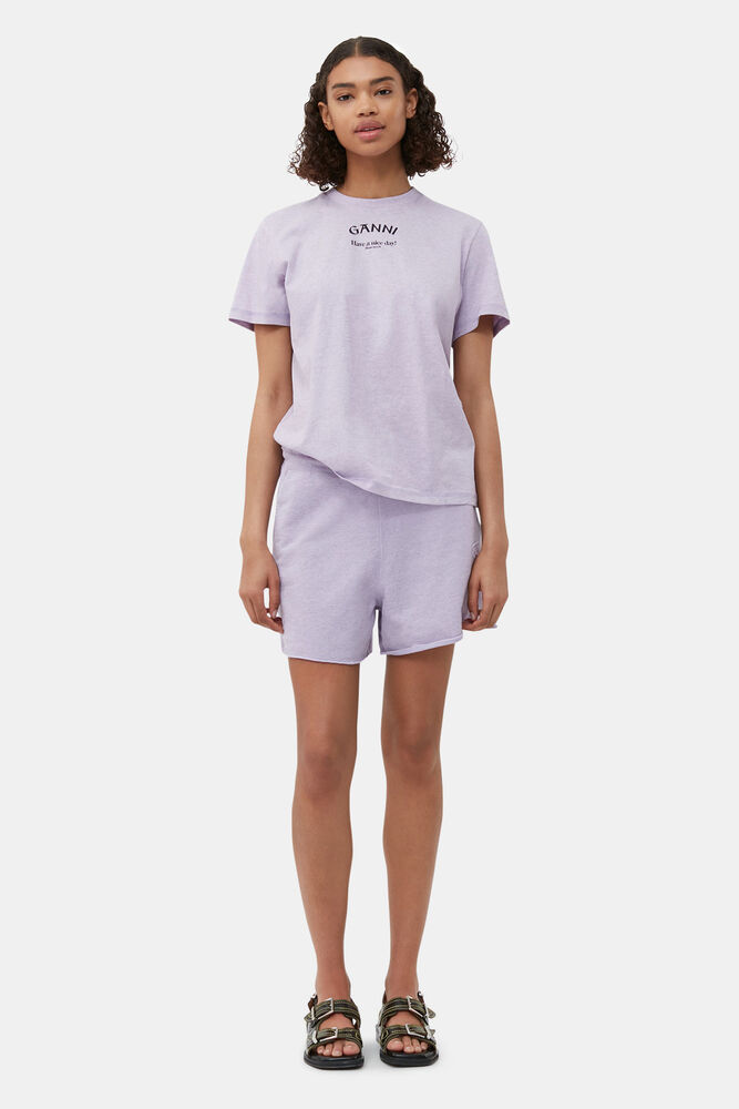 Lilac Isoli shorts med dragsko, Misty Lilac