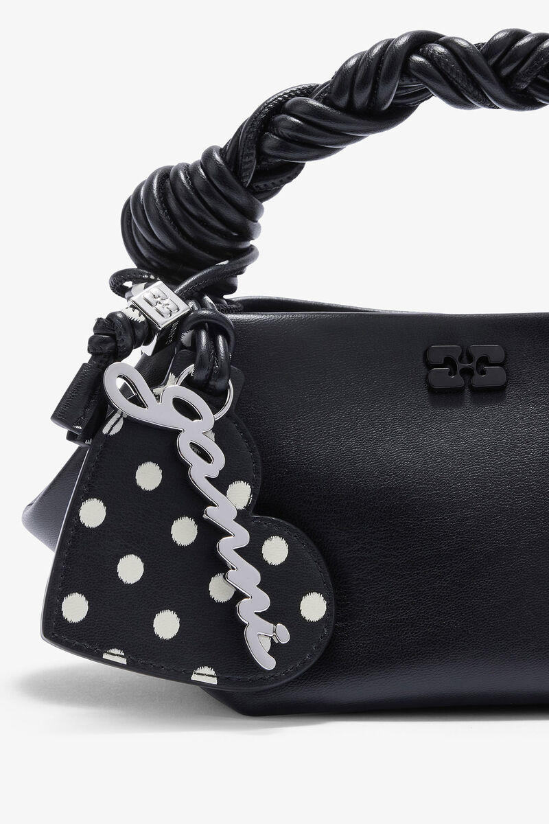 Heart Mirror with Dots, in colour Black - 3 - GANNI