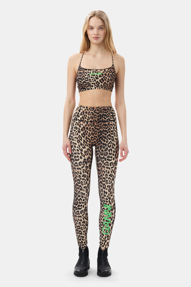 Active Ultra High Waist Tights, Leopard