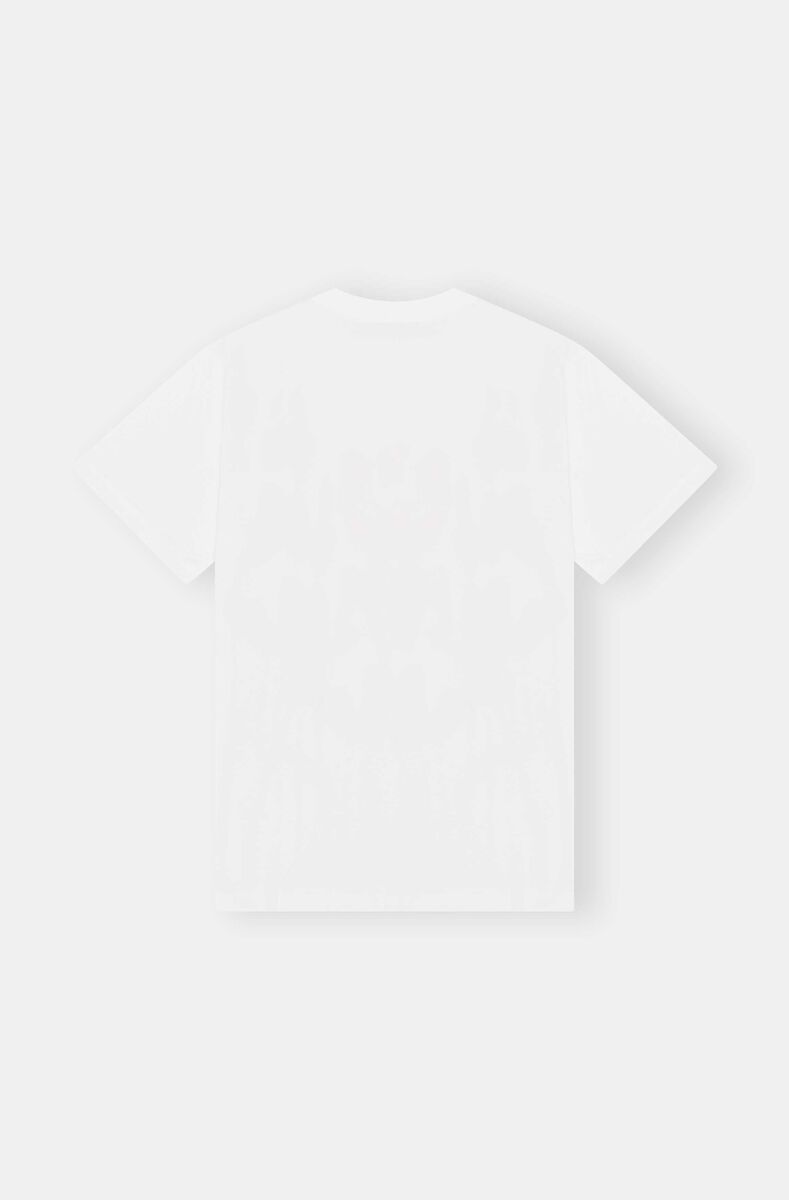 Sun University Of Love T-shirt, Cotton, in colour Bright White - 2 - GANNI