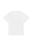 „University Of Love“-T-Shirt mit Sonne, Cotton, in colour Bright White - 2 - GANNI