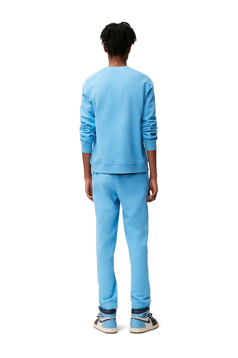 Pullover Sweatshirt, Cotton, in colour Azure Blue - 2 - GANNI