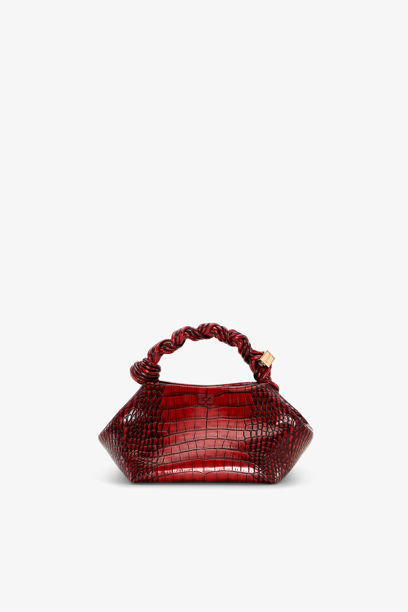 GANNI Small Bou Bag – Hexagonal Hand-Braided Icon | GANNI US