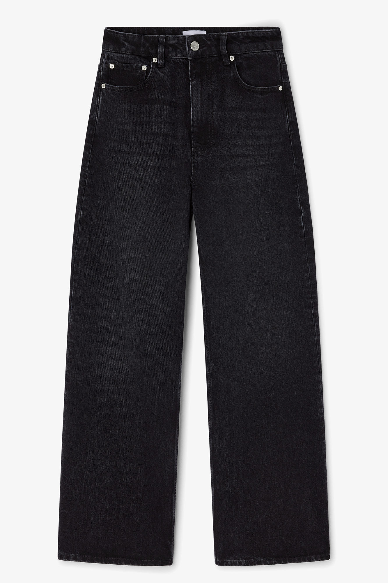 Black Lari Jeans, in colour Black Washed - 1 - GANNI