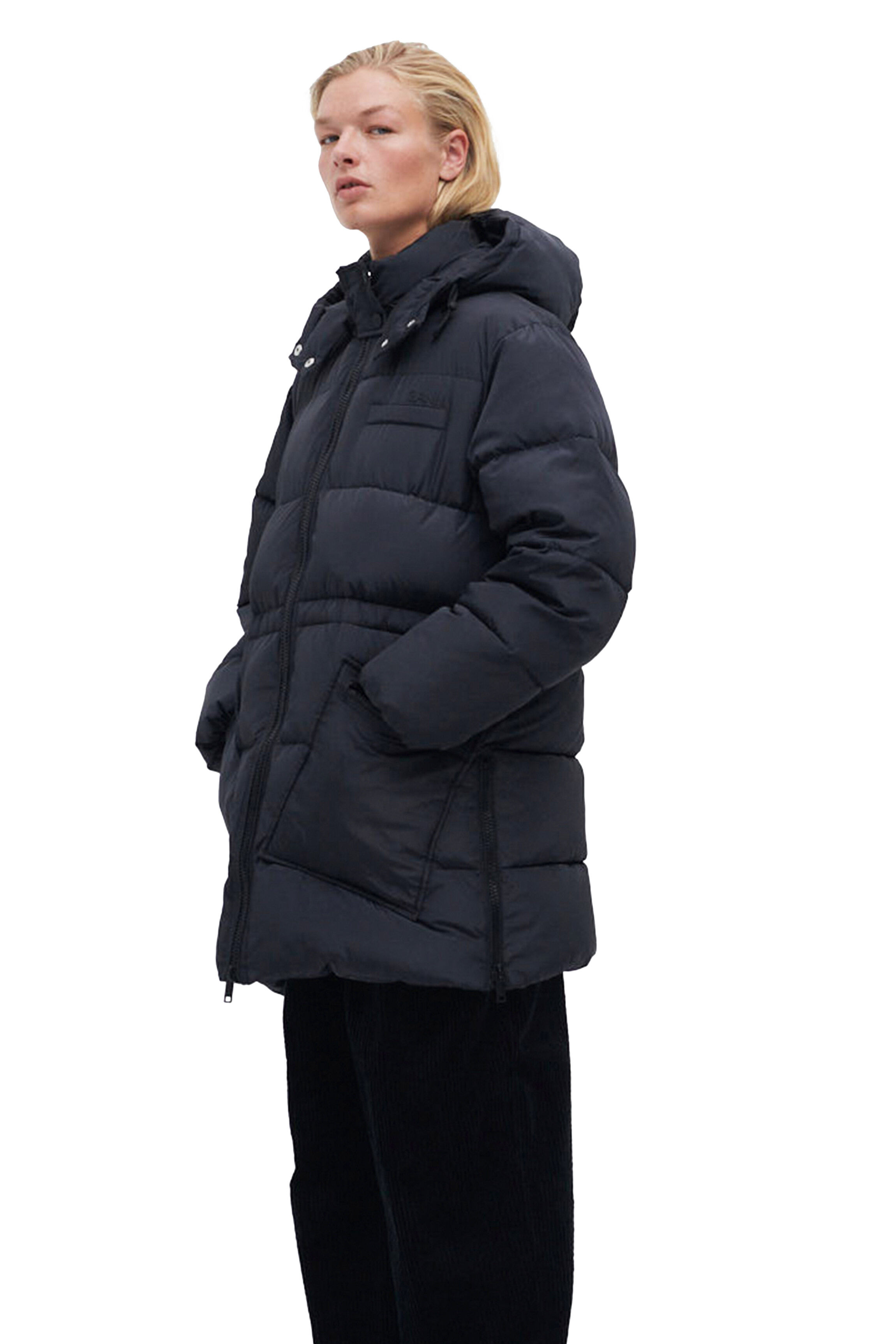 Recycled Polyester Oversized Puffer Midi Jacket