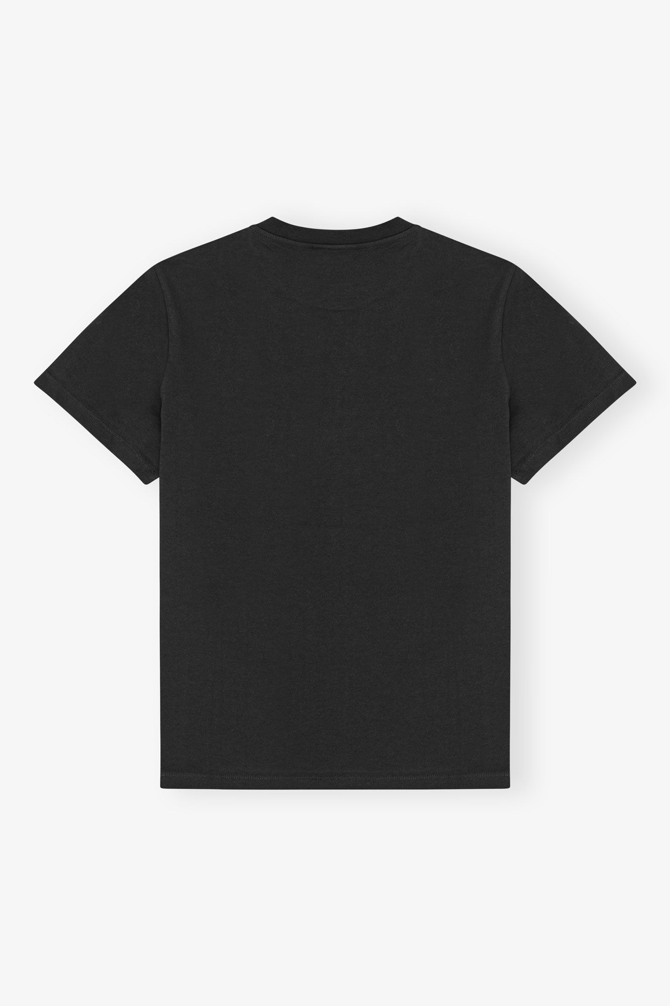 Black Animal Print T-shirt, Cotton, in colour Phantom - 2 - GANNI