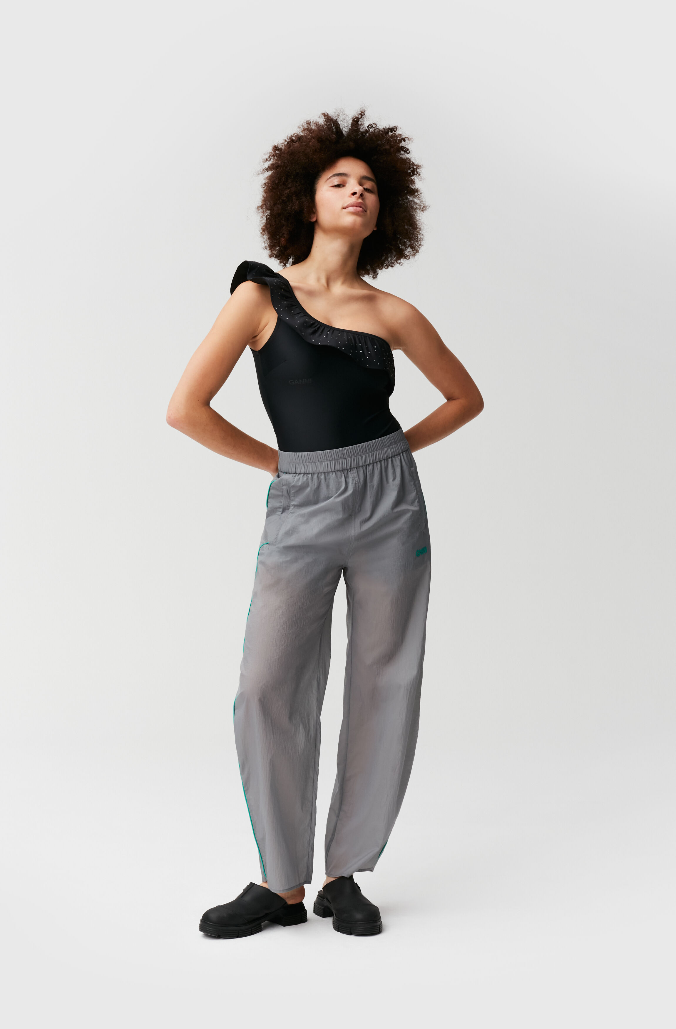 Sport Light Tech Tracksuit Pants | GANNI US