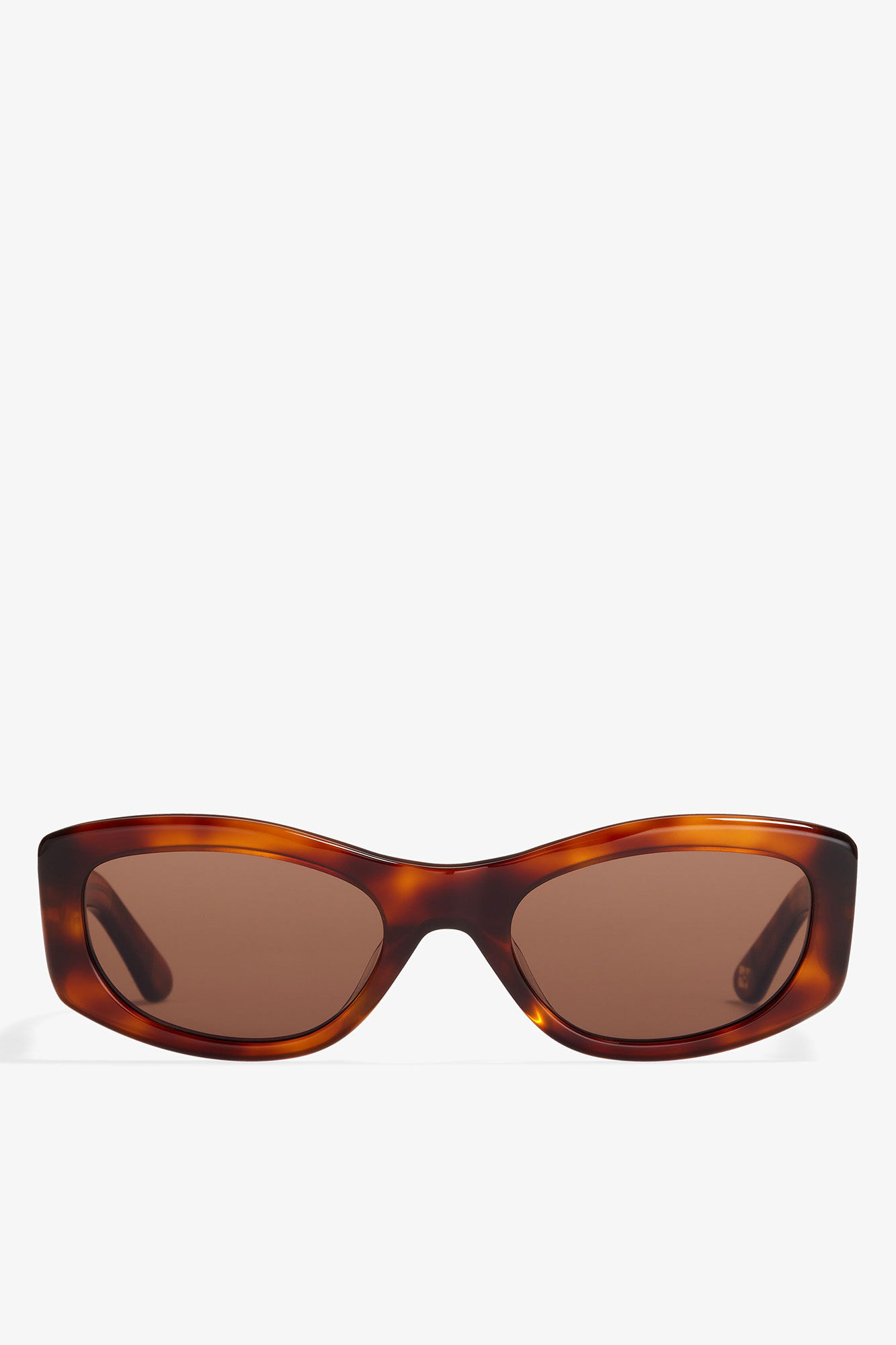 GANNI x Ace & Tate Lana Sunglasses, Acetate, in colour Tiger's Eye - 2 - GANNI
