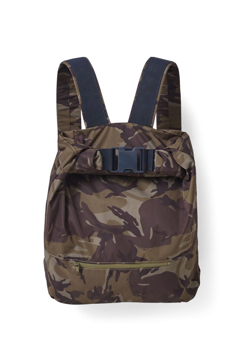 Greenwood Accessories Backpack, in colour Camouflage - 1 - GANNI