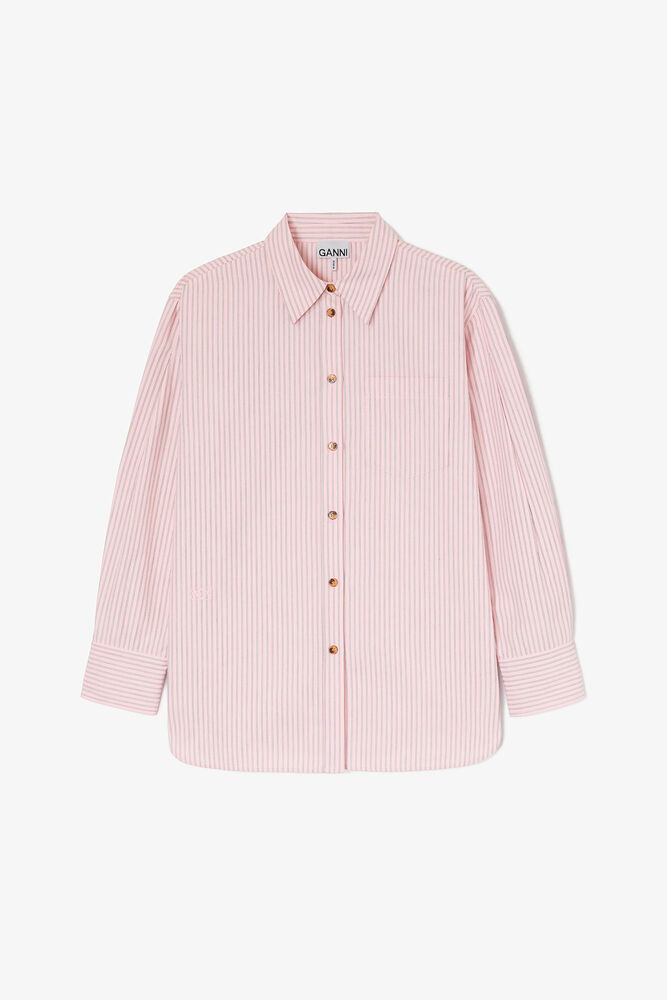 Pink Stripe Shirt, Chalk Pink