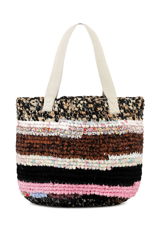 가니 토트백 GANNI Knitted Bags Medium Bag,Multicolour