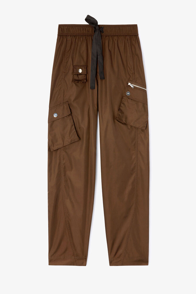 Duchesse Nylon Trousers, Demitasse