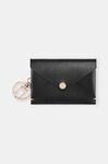 Envelope Keychain, Leather, in colour Black - 1 - GANNI