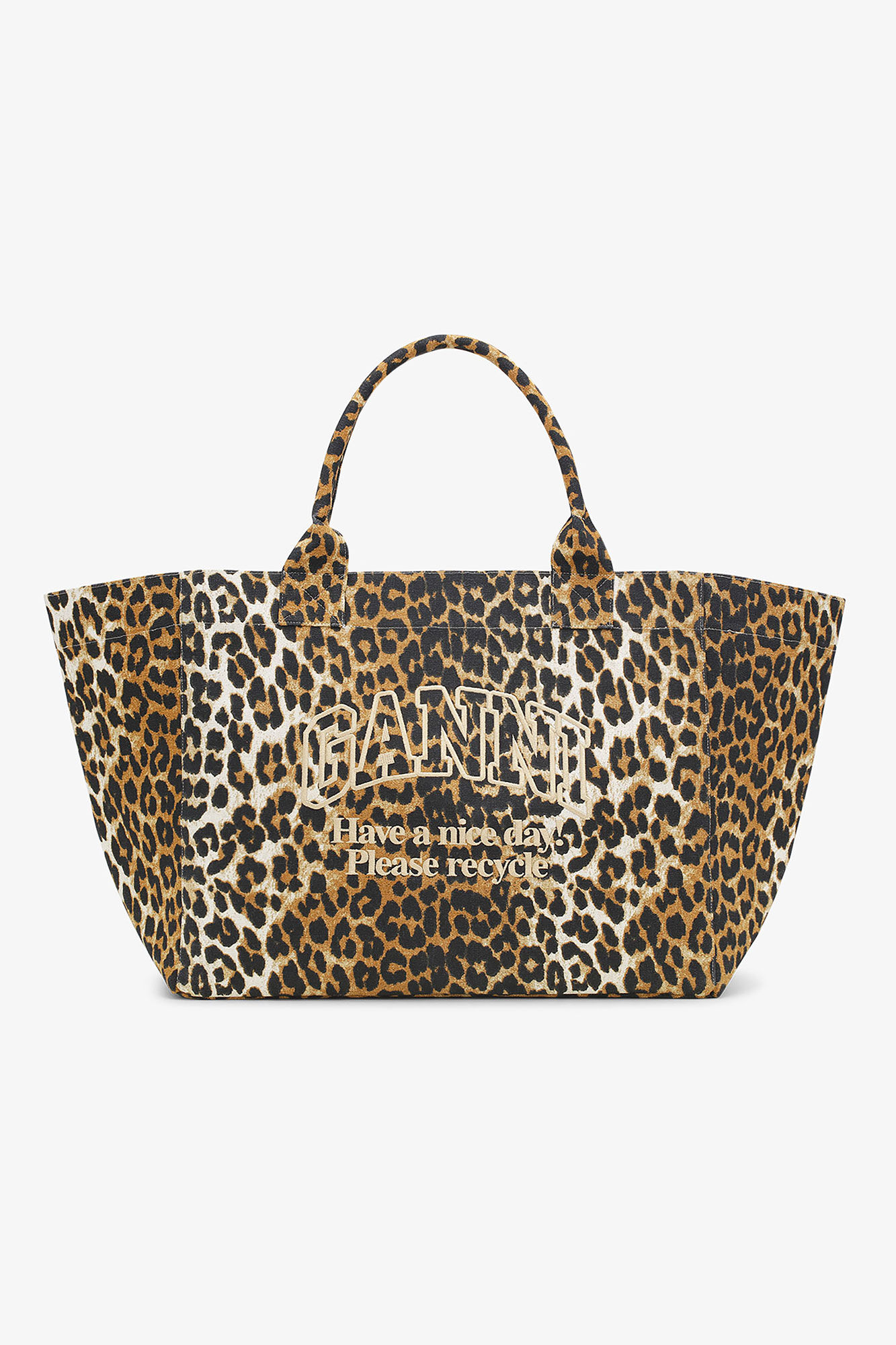 Leopard Leopard XXL Tote | GANNI US