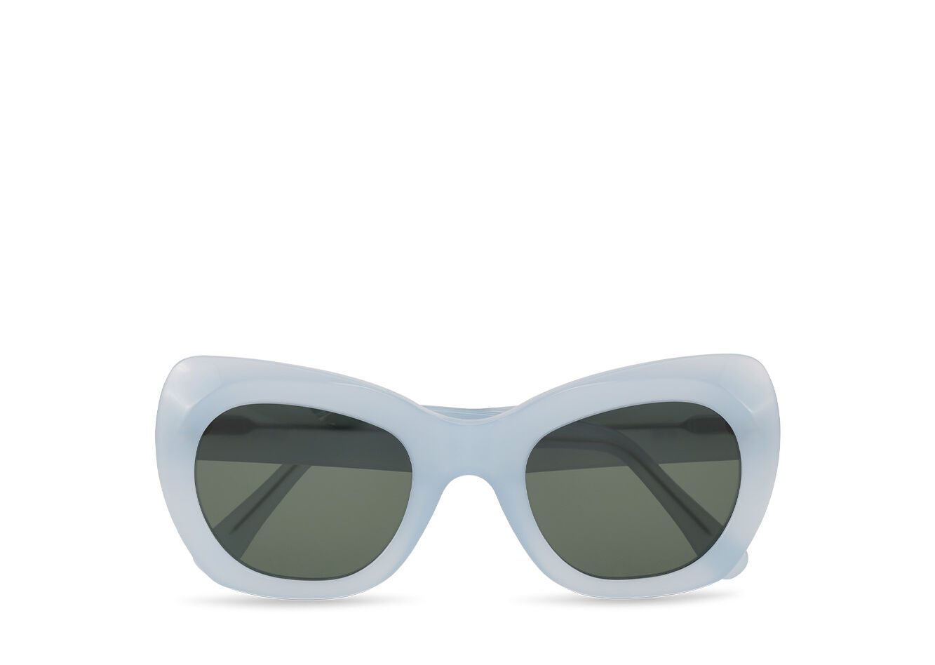 Big Butterfly Sunglasses, Acetate, in colour Heather - 1 - GANNI