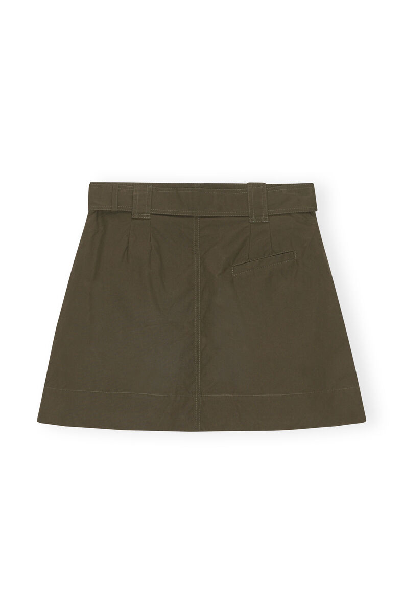 GANNI X Barbour Skirt, in colour Dark Green - 2 - GANNI