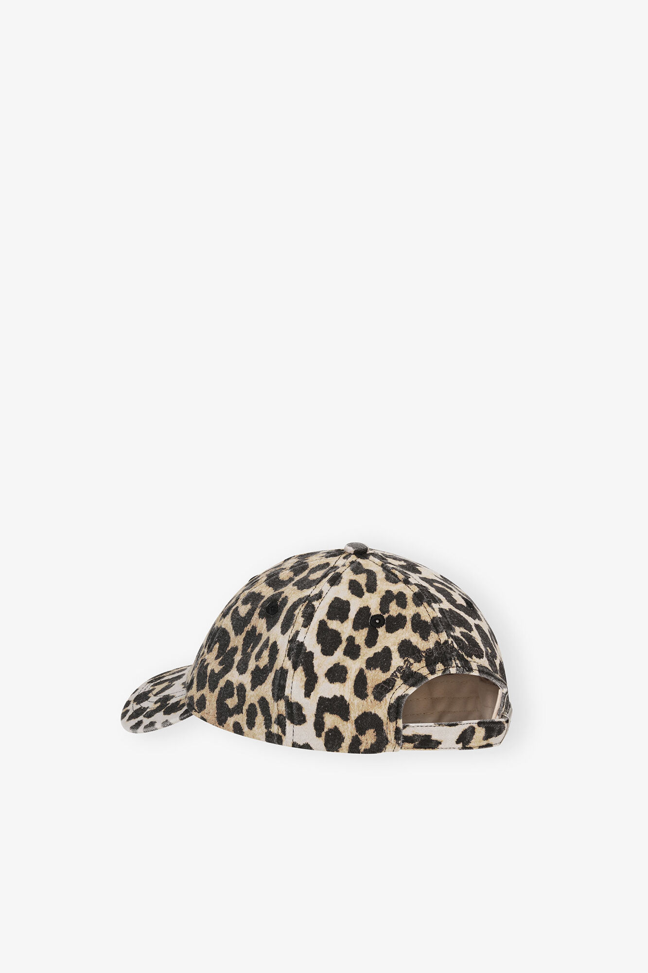 Leopard Leopard Canvas Cap | GANNI US