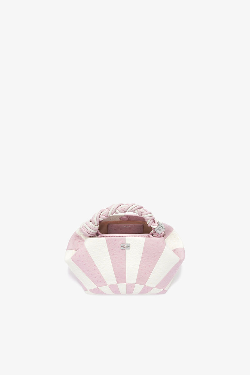 Lille Bou taske i lysr&oslash;d circus, Recycled Polyester, in colour Lilac Snow - 3 - GANNI
