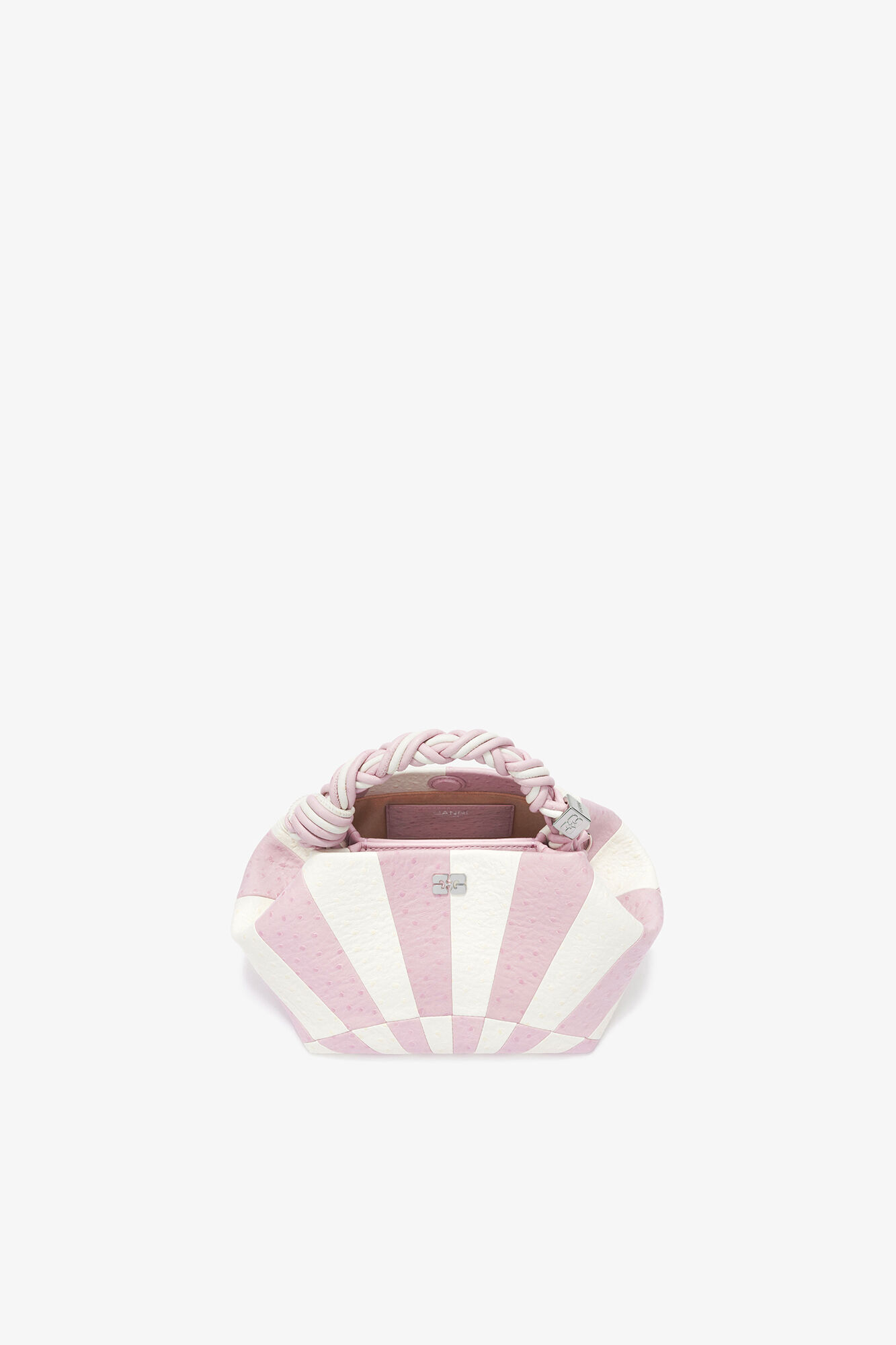 Lille Bou taske i lysr&oslash;d circus, Recycled Polyester, in colour Lilac Snow - 3 - GANNI