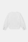 Popeline-Hemd, Cotton, in colour Bright White - 2 - GANNI