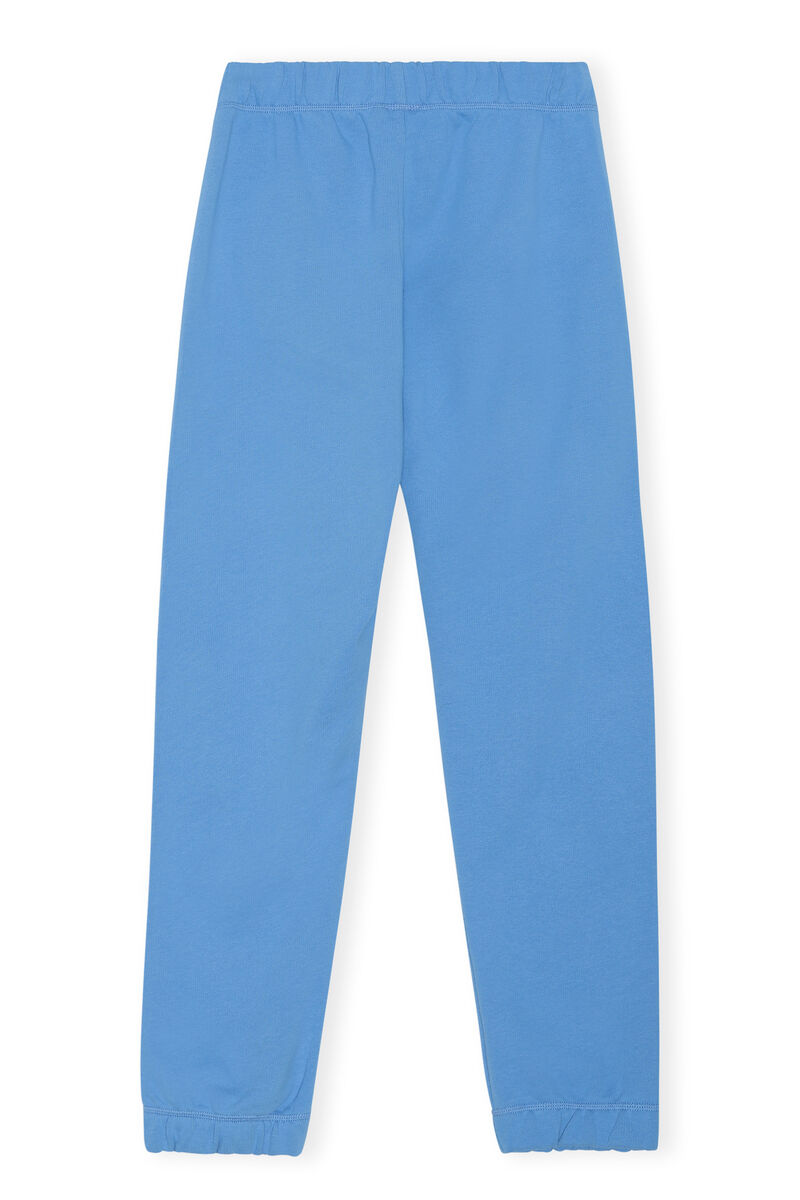 Avsmalnande sweatpants, in colour Azure Blue - 2 - GANNI