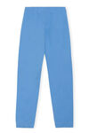 Avsmalnande sweatpants, in colour Azure Blue - 2 - GANNI