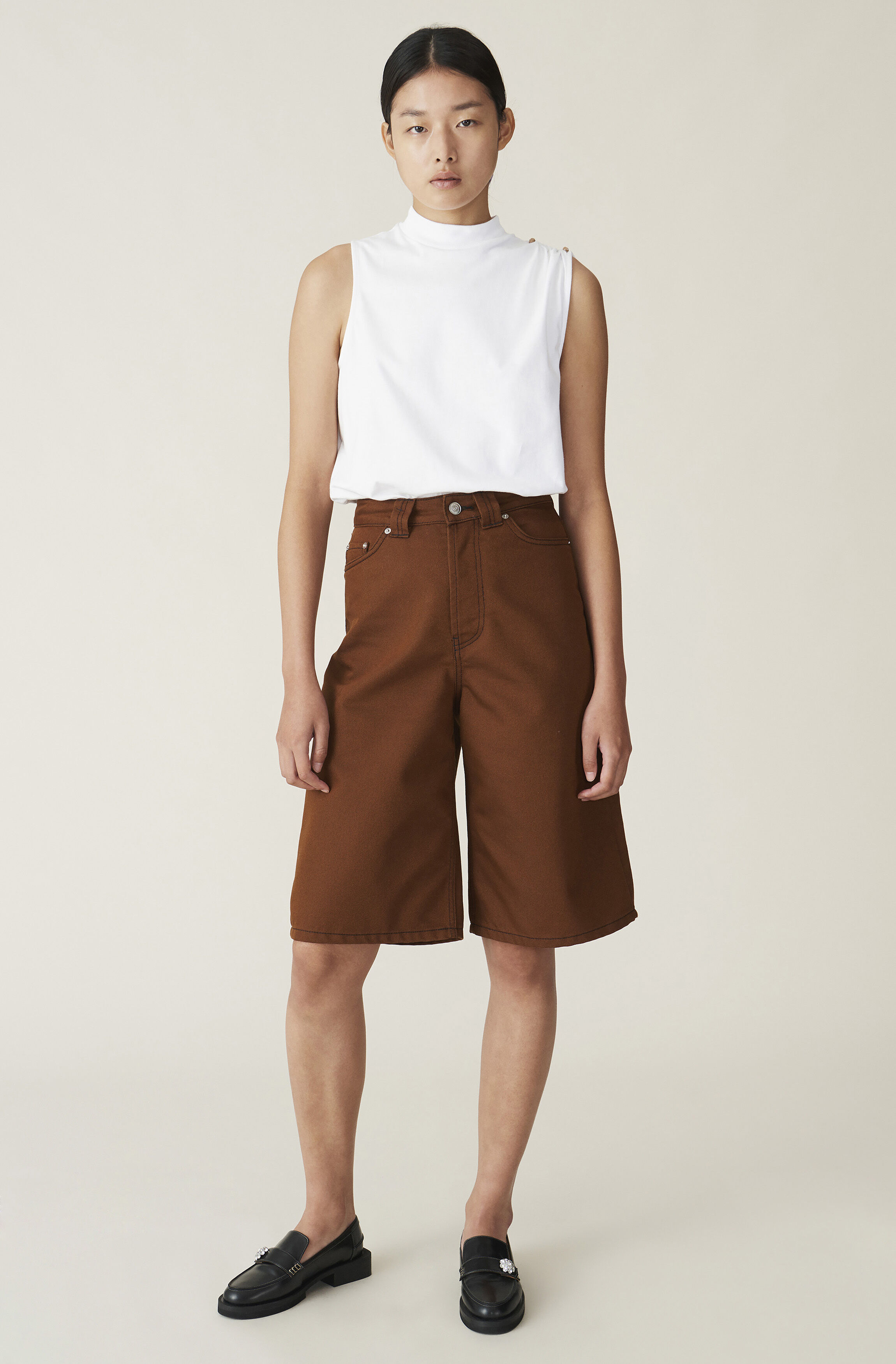 high waisted shorts bermuda