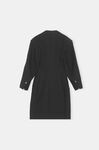 Tailored Long Jacket, Cotton, in colour Black - 2 - GANNI