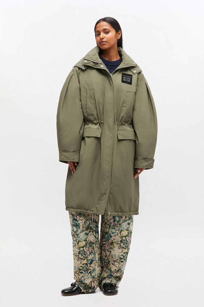 Manteau parka à trois couches vert, Kalamata