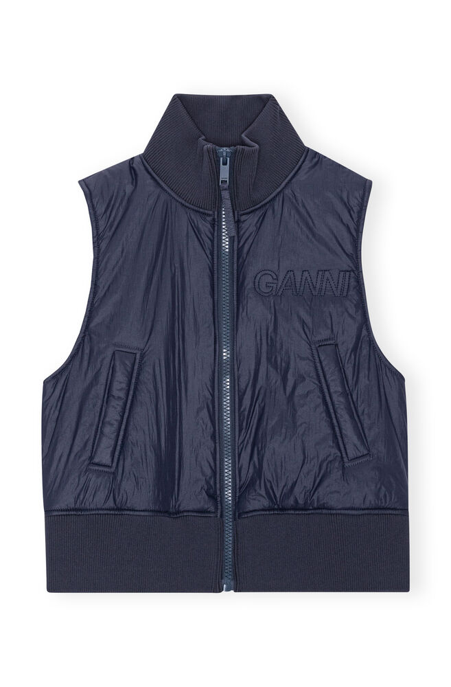 Light Padded Vest, Sky Captain