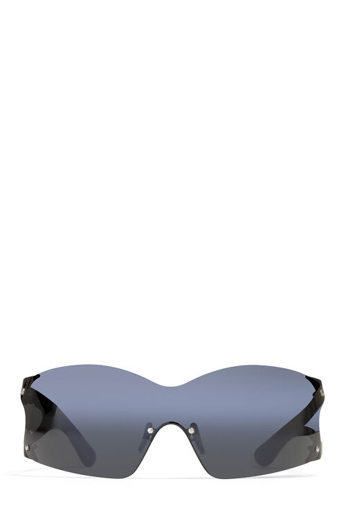 GANNI x Ace & Tate Black Noel Sunglasses, Acetate, in colour Black - 2 - GANNI