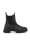 Recycled Rubber City Boots, in colour Black - 1 - GANNI